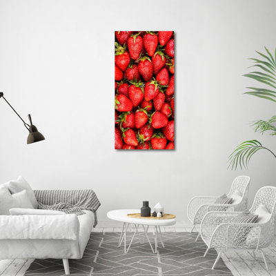 Strawberries - Wrapped Canvas Print