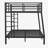 Full XL Over Queen Metal Bunk Bed for Teens & Adults, Noise-Free Frame, Space-Saving Design, No Box Spring Required-970938933
