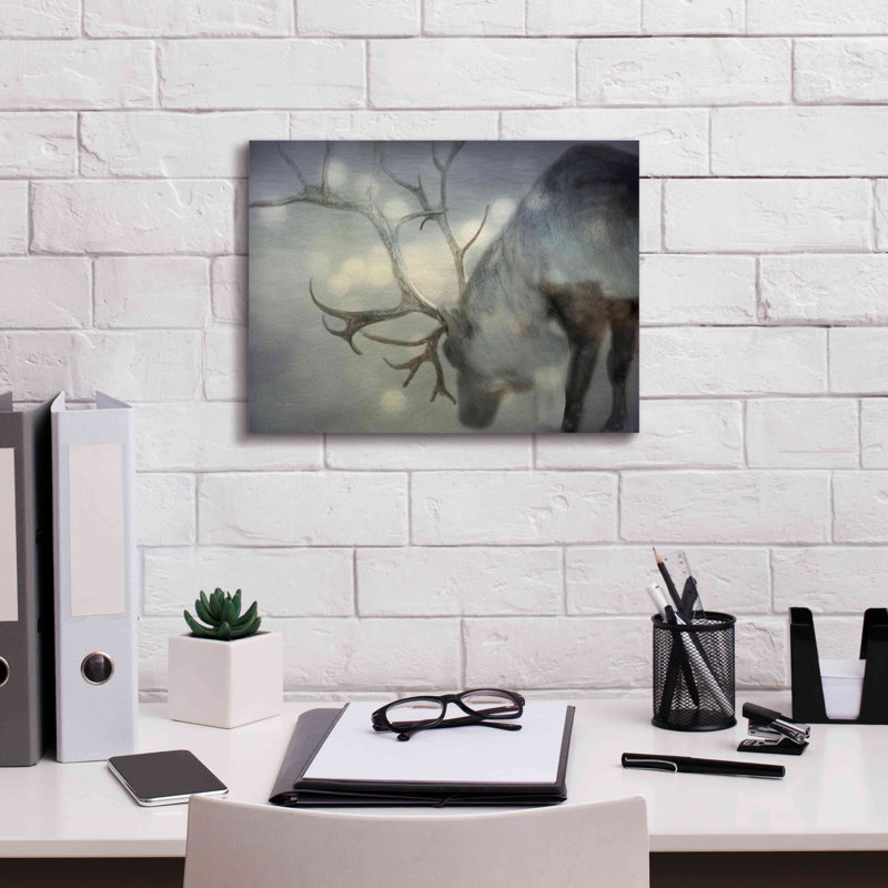 «If On A Winters Night» par Keri Bevan, estampe numérique sur toile, H 12 po x l 16 po x P 0,75 po