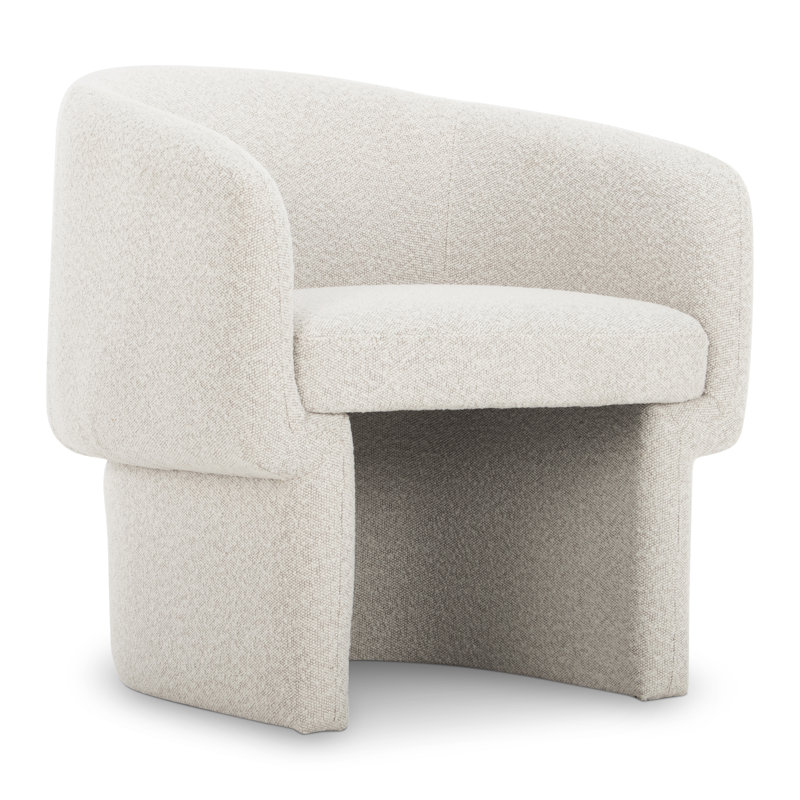 Jessie Accent Chair, Oyster Boucle