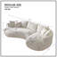 Curved Sofa With Ingenious Shape