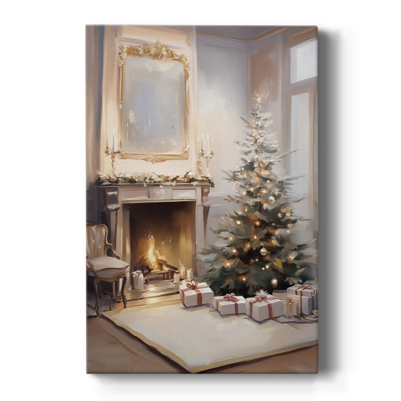 Art des Fêtes de Noël - série 2-XVII - galerie Cavas sur mesure, H 18 po x l 12 po