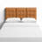 Candi Genuine Leather Headboard in Saddle Tan-279463896