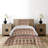 Native Rustic Geometric Shapes Coverlet-41887022