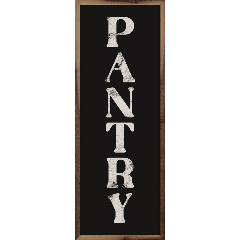 Garde-manger noir, H 48 po x l 16 po