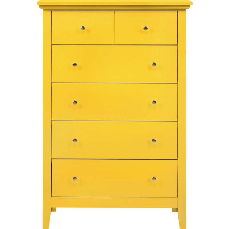 Commode jaune pour le garage - Organise vos outils avec un design élégant ajoute une touche de classe