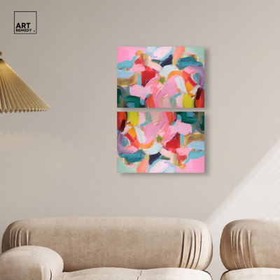 «Shimmering Essence II», ensemble d'art urbain sur toile coloré par Art Remedy