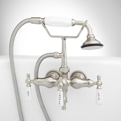 Woodrow Wall Mounted Tub Spout with Handshower