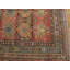 Antique Rustic Geometric Tribal Caucasian Late 19th Century Square Shirvan Rug