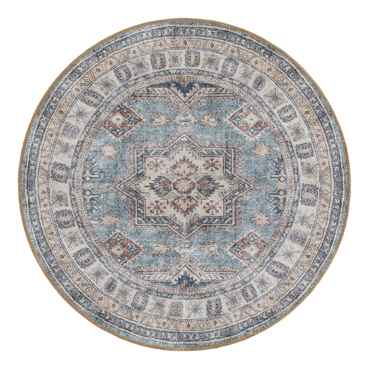 Marquavius Performance Chenille Floral Indoor Rug
