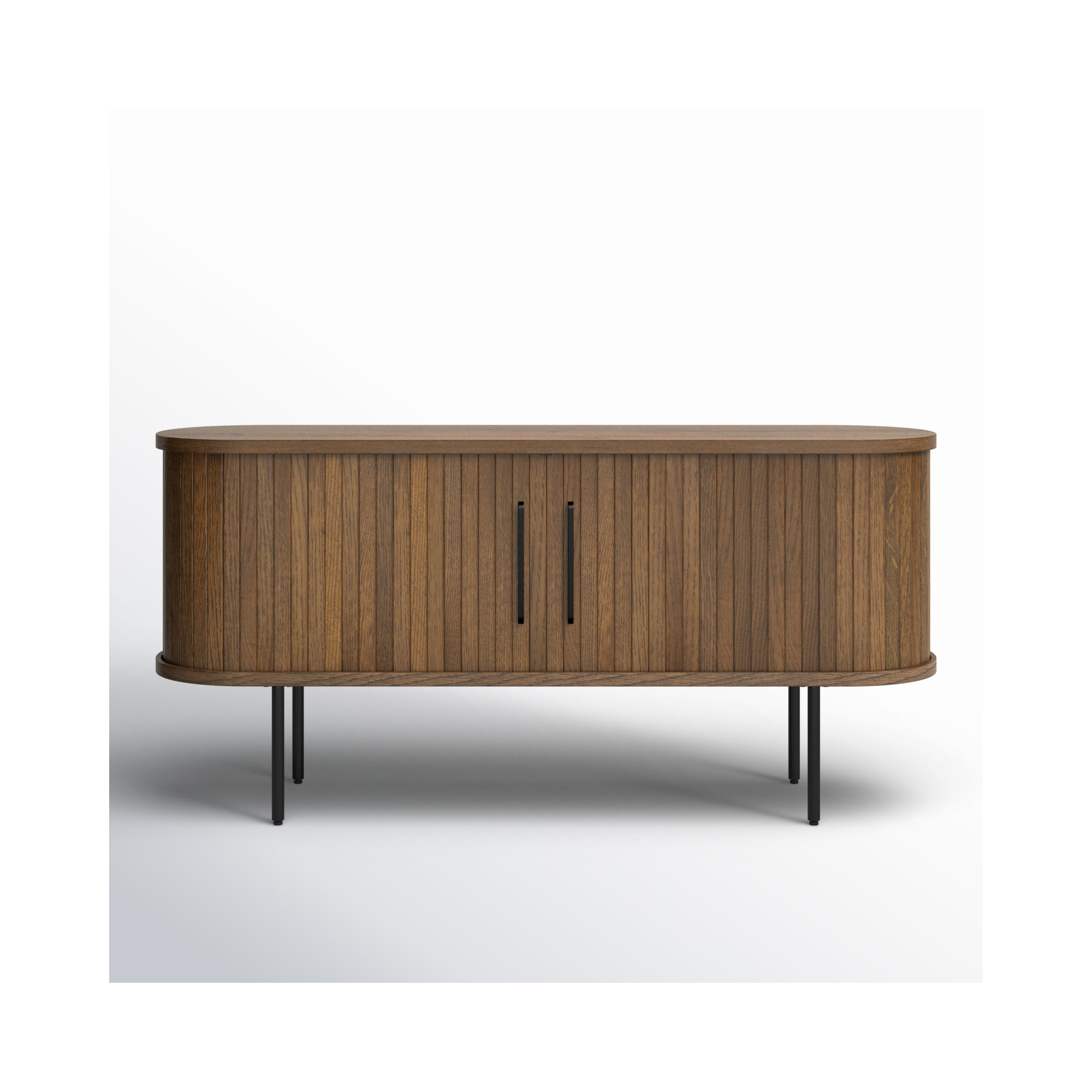 Iris 71'' Media Console, Smoked Oak