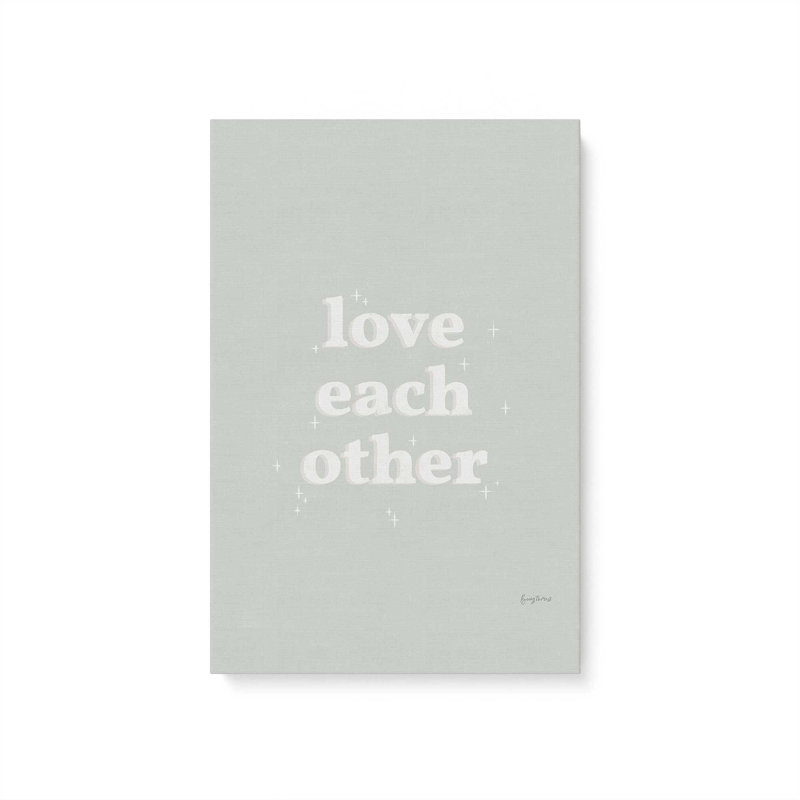 Love Love, reproduction d'art sur toile, Toile tendue, H 12 po x l 8 po x P 1,25 po