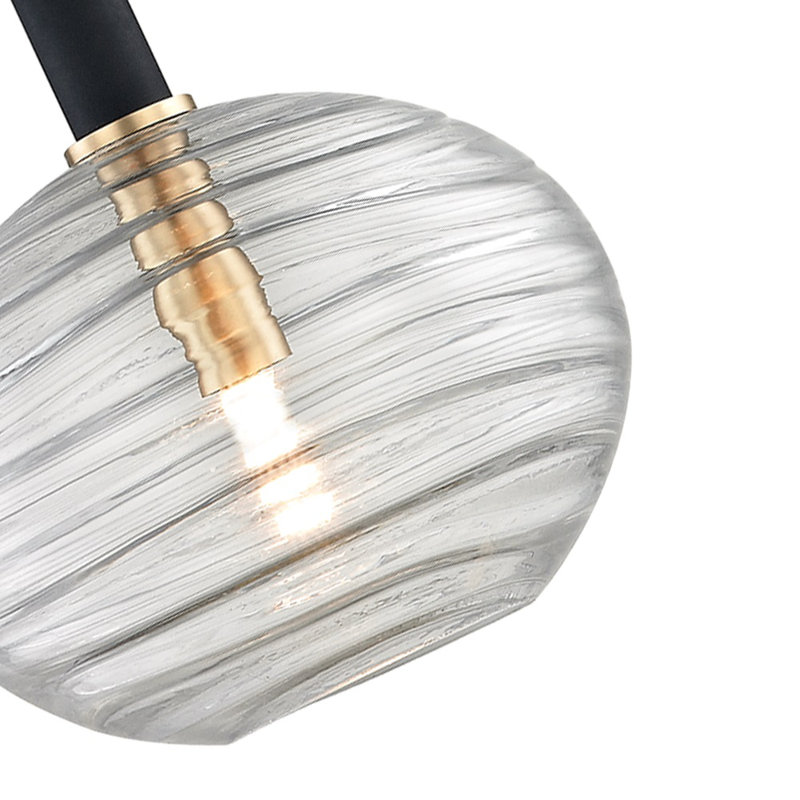 Breton 1 - Light Single Pendant, Aged Brass