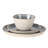 Gibson Elite Algeria River Plates and Bowls Sets, 12-Piece Stoneware Dinnerware Sets, Reactive Glaze Dish Set - Blue