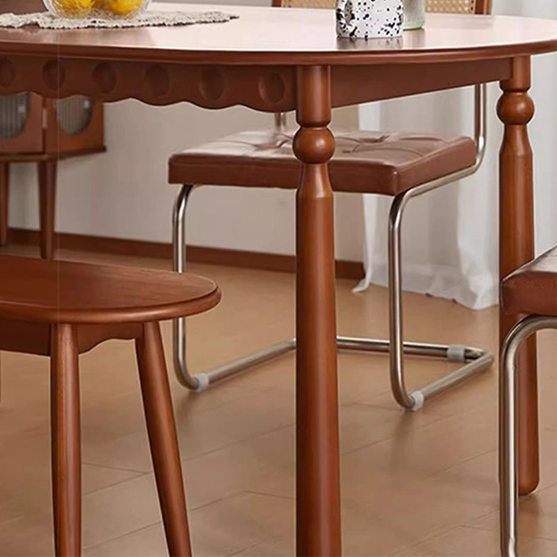 Flower shaped creative dining table, 29.53"H x 78.74"L x 31.5"W