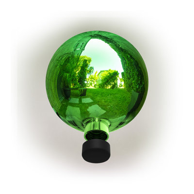 Erma Glass Abstract Gazing Ball