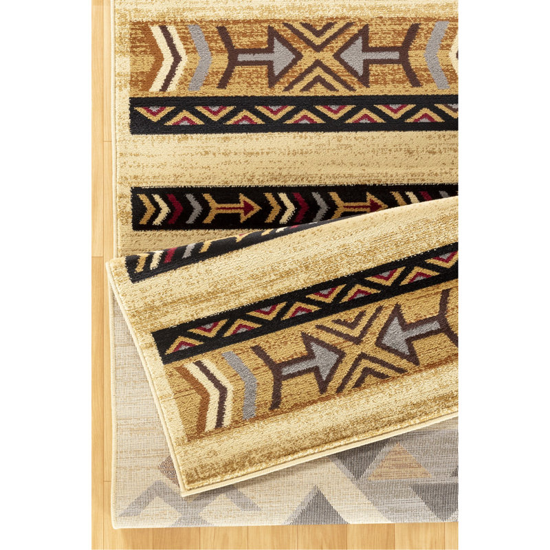 Area Rug In Cream, 2 Ft. X 3 Ft., Polypropylene, Stain , Adds Elegance To Your Home Cream Rug, Non-Slip With Pad Recommendation