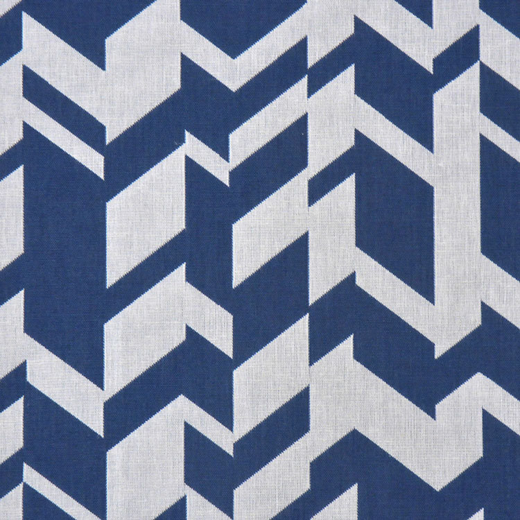 Geometric Fabric, Indigo