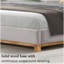 Structure de lit tapissier Boden