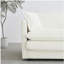 Ensemble de canapé 3 pièces avec coussins et coussins décoratifs, ensemble de canapé comprenant 2 fauteuils et un canapé à 2 places, ensemble de canapé décontracté peu encombrant pour le salon, chenille blanche-904368831