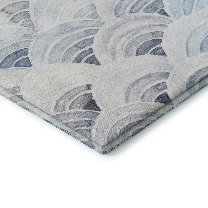 Tapis rectangulaire Cerrito avec envers antidérapant, Rectangle 1 pi 8 po x 2 pi 6 po