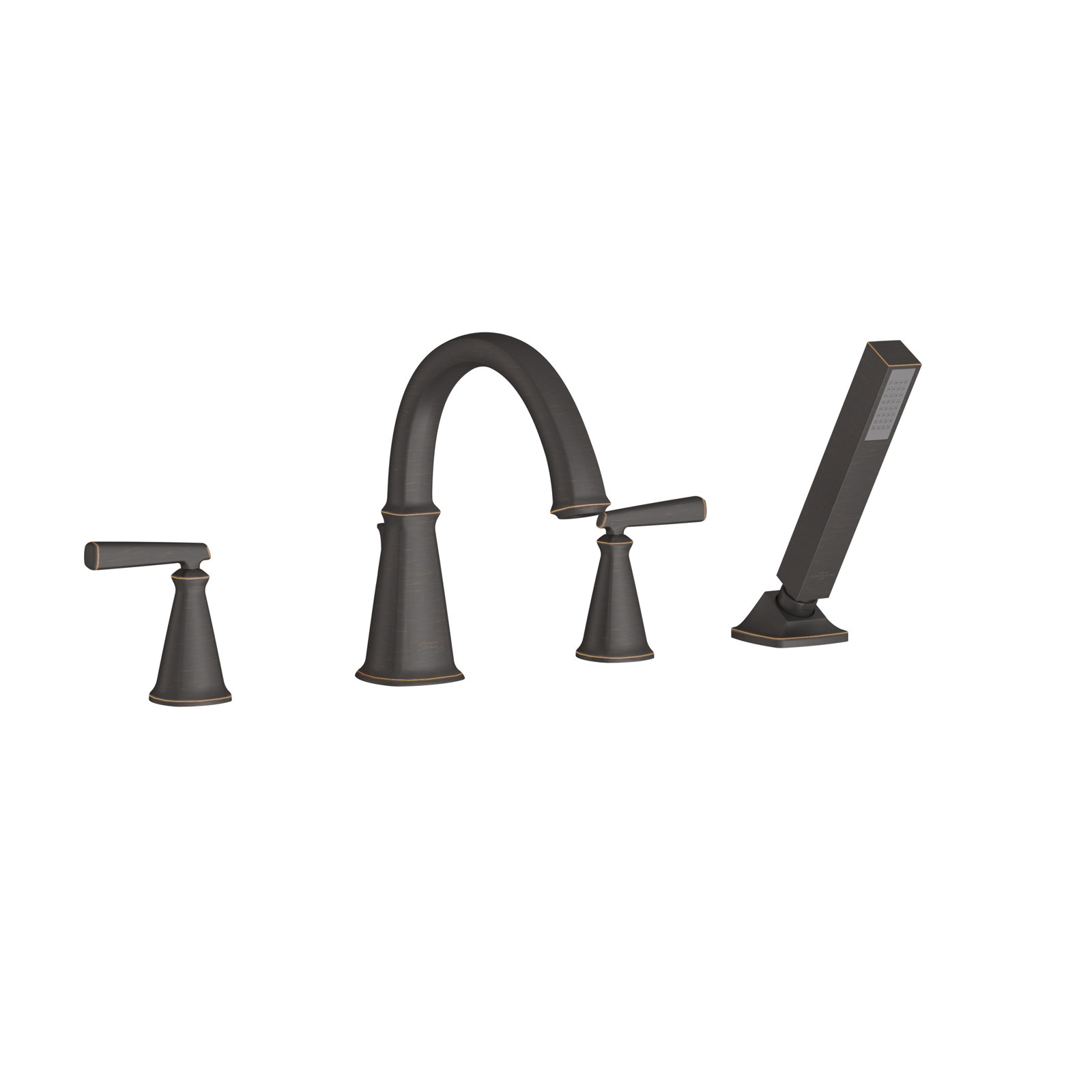 Edgemere Deck Roman Tub Faucet with Diverter, Legacy Bronze