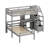 Kids Twin Loft Bed with Drawers-676471905