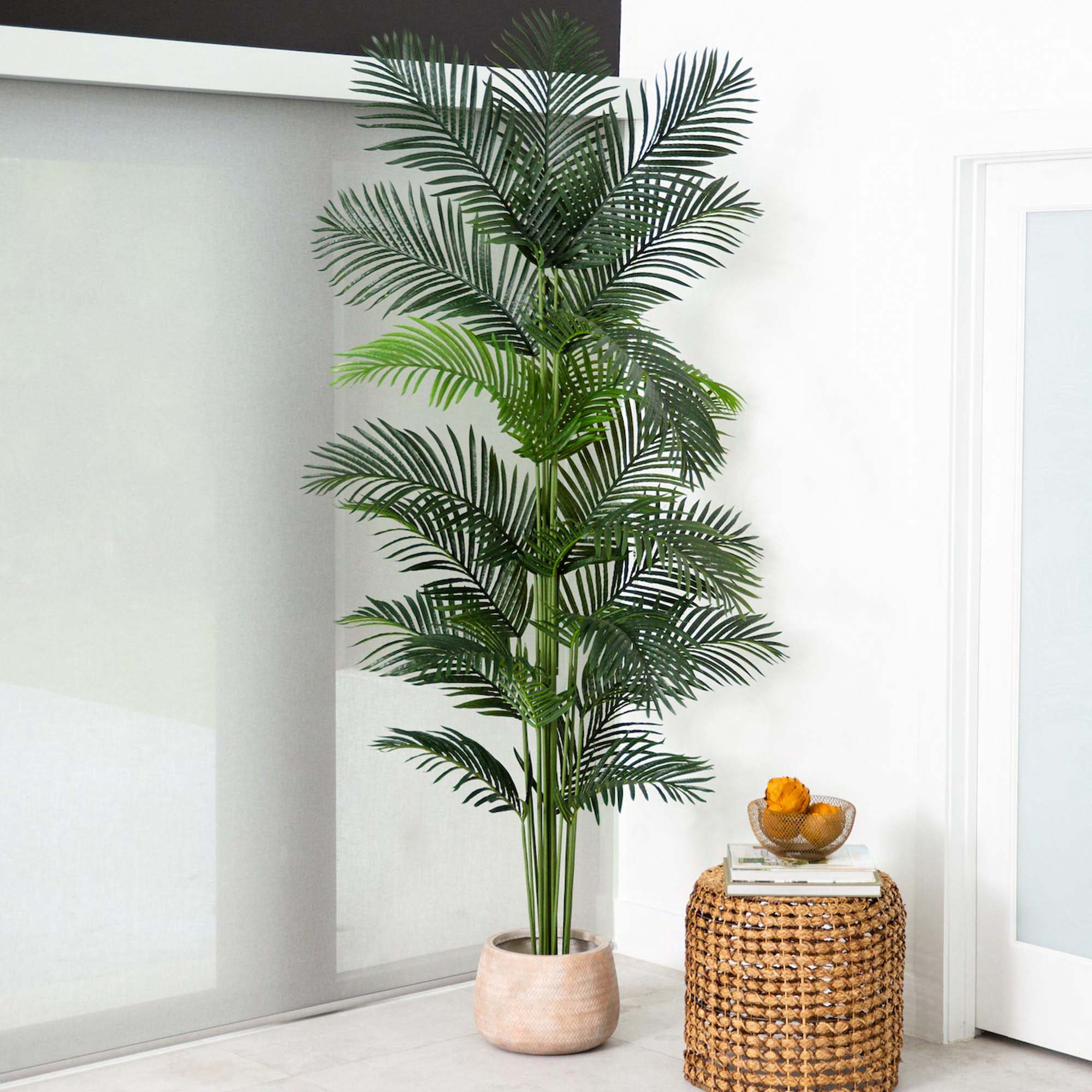 Primrue 96'' Artificial Palm Tree in Pot Liner | Wayfair