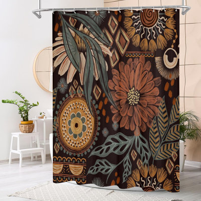 Rideau de douche Boho Floral