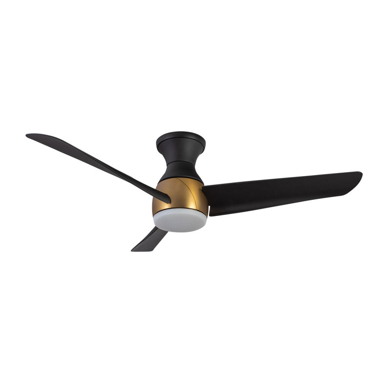 Thalia Smart LED Ceiling Fan, Brushed Gold