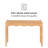 Jacksonburg Solid Wood Writing Desk with Storage Drawer-1590597396