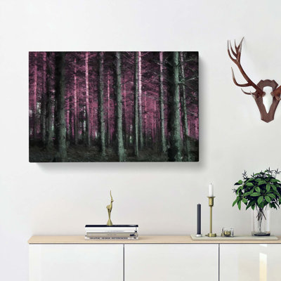 Forest In Pink - Wrapped Canvas
