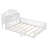 Full-Size Montessori Floor Bed With Bookcases And Blackboards, Versatile Platform Beds With Guard Rails, Solid Wood Floor Beds With Storage Headboards, Floor Beds For Kids And Teens-763516553