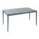 Limetta Rectangular Composite Top Dining Table With Umbrella Hole