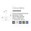 Venice 9 - Light Chrome LED Geometric Pendant