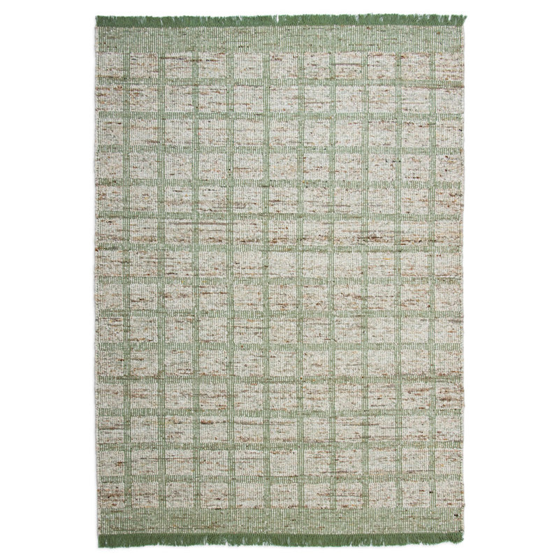 Tapis en laine tissé à plat Vava, Rectangle 10 pi x 14 pi
