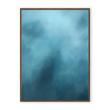 Coastal Retreat Underwater Clouds XVIII by - Floater Frame Print on Canvas