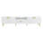 Gaines Contemporary Rectangular TV Stand with Cord Management in White High Gloss-82016835