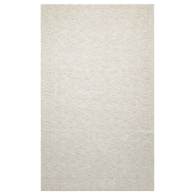 Tapis floral en polyester Mulay