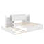 Lit plateforme avec rangement et lit gigogne-114355498