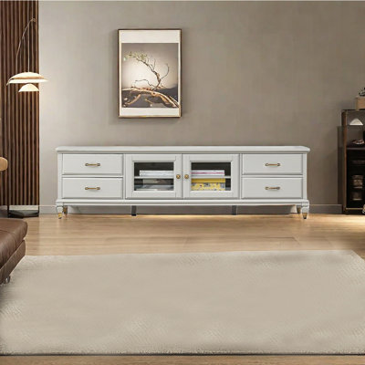 All solid wood American style TV stand