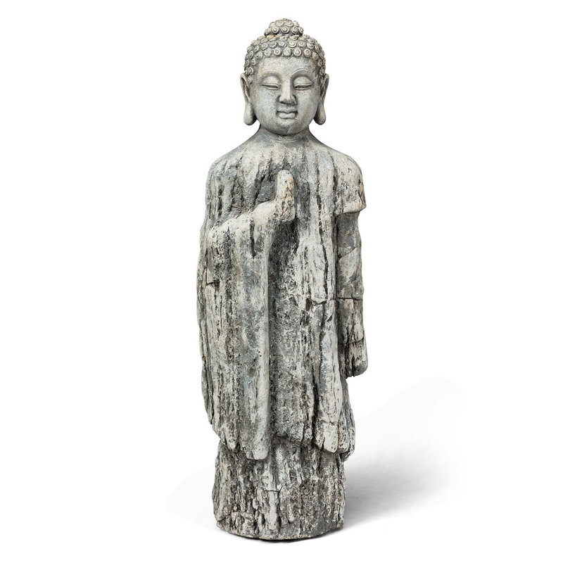 Statue de Bouddha debout Eddystone, H 23 po x l 10 po x P 4 po