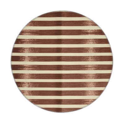 Tapis intérieur / extérieur brun HorizontalStripes