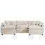 Canapé modulaire surdimensionné rembourré en U-1187099456