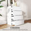 HOMCOM Bedroom Chest of Drawers 4 Drawers Dresser Drawer Unit-588988576