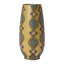 Vase en grès peint à la main avec motif