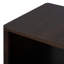Table basse carrée pour le salon en ferme Table basse avec rangement, table centrale à 2 niveaux avec compartiment de rangement semi-ouvert-1205465065