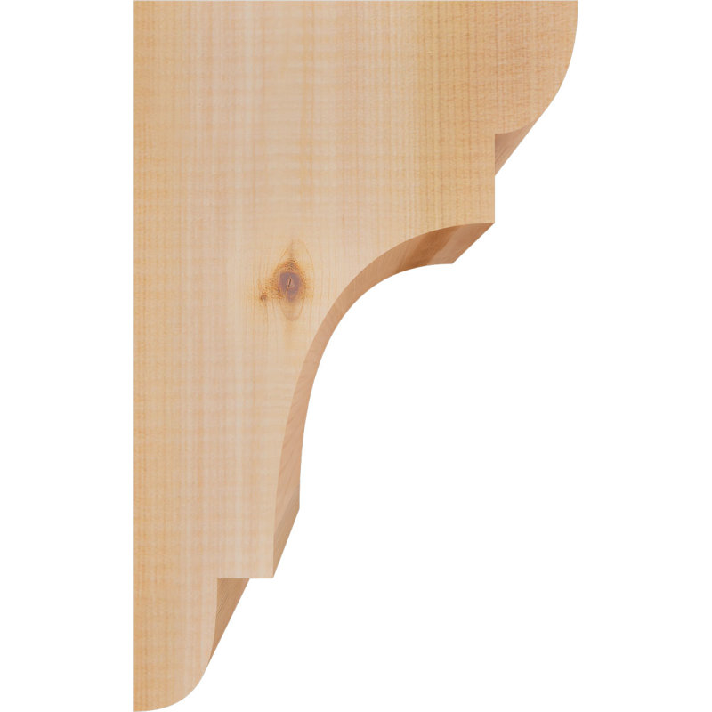 New Brighton Corbel, H 12 po x l 5,5 po x P 8 po, Cèdre rouge, Lisse
