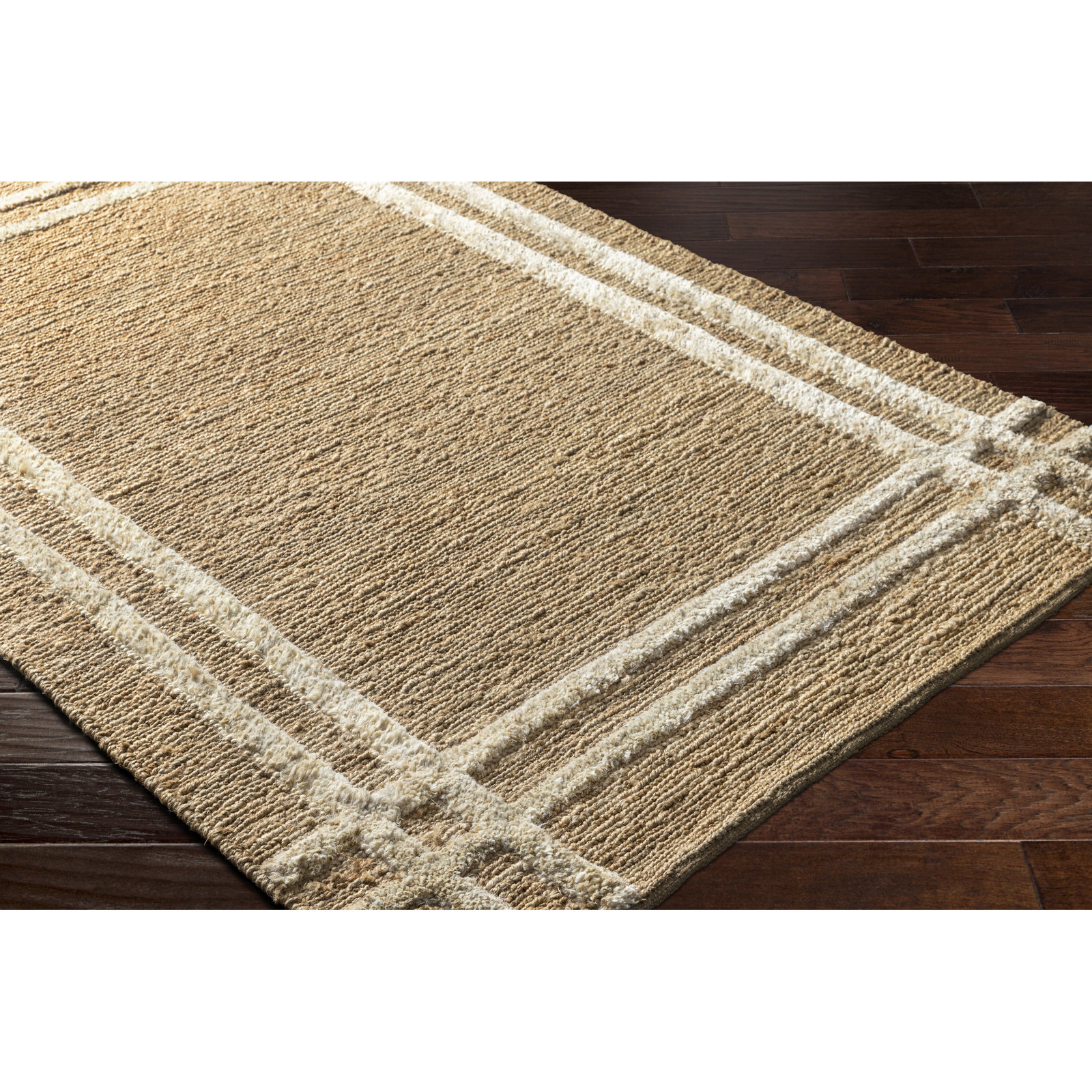 Jorgie Hand-Woven Jute Rug, Rectangle 8' x 10'