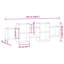 Wall Shelf Black Oak Engineered Wood-1795580659
